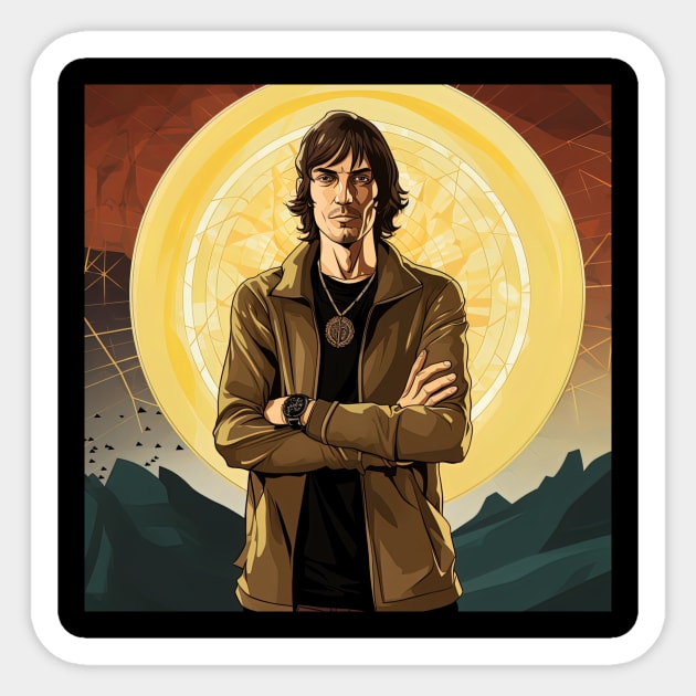 Nicolaus Copernicus Sticker by ComicsFactory